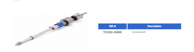 PH Orthcom Hot Sale MIS Spine Internal Fixation Instruments Screwdriver China Supplier