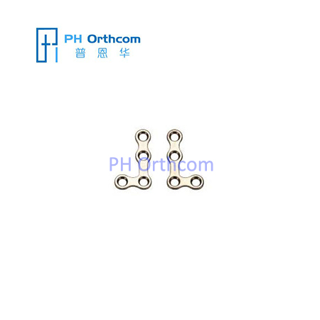 Titanium Mini L-shaped Plate For Maxillofacial Surgery Thickness 1.0mm 4 Holes Without Bridge-0 Titanium Mini L-shaped Plate For Maxillofacial Surgery Thickness 1.0mm 4 Holes Without Bridge