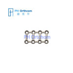 Titanium Mini Quadratic&Rectangular Plate For Maxillofacial Surgery Thickness 1.0mm 8 Holes