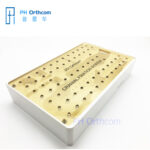 Sterile Kit For Maxillofacial Implants PTEF Autoclavable Plastic Box With PPSU Lid Teflone Sterile Kit