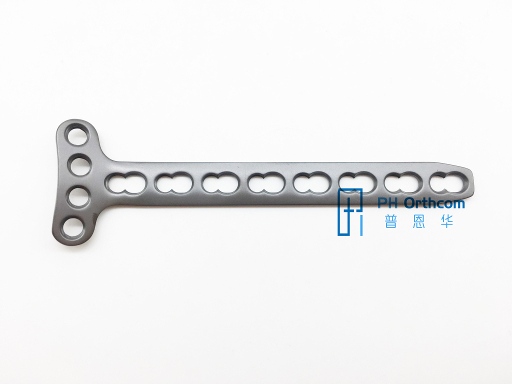 Trauma Orthopaedic Implant Titanium Locking System Small T Locking Plate 4 Holes Head-0 Trauma Orthopaedic Implant Titanium Locking System Small T Locking Plate 4 Holes Head