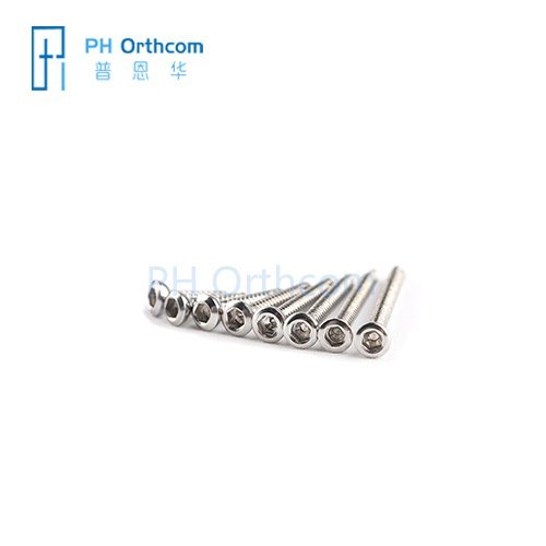 1.5mm Self-tapping Cortical Screws Veterinary Orthopaedic Implants Stainless Steel