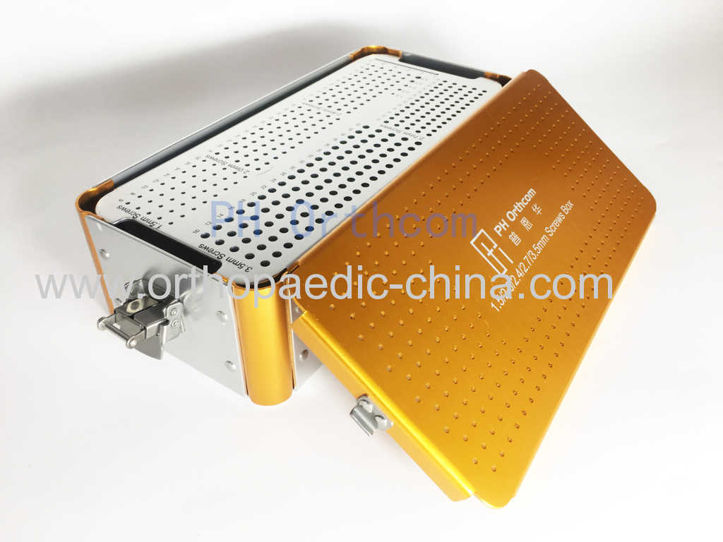 1.5/2.0/2.4/2.7/3.5mm Screws Box Mini Screws Sterilization Kit Vet Orthopedic Instrument OEM Container-0 1.5/2.0/2.4/2.7/3.5mm Screws Box Mini Screws Sterilization Kit Vet Orthopedic Instrument OEM Container
