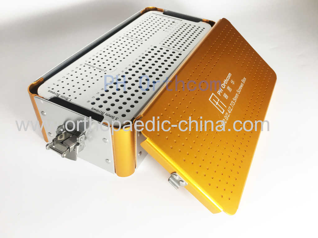 1.5/2.0/2.4/2.7/3.5mm Screws Box Mini Screws Sterilization Kit Vet Orthopedic Instrument OEM Container-2 1.5/2.0/2.4/2.7/3.5mm Screws Box Mini Screws Sterilization Kit Vet Orthopedic Instrument OEM Container