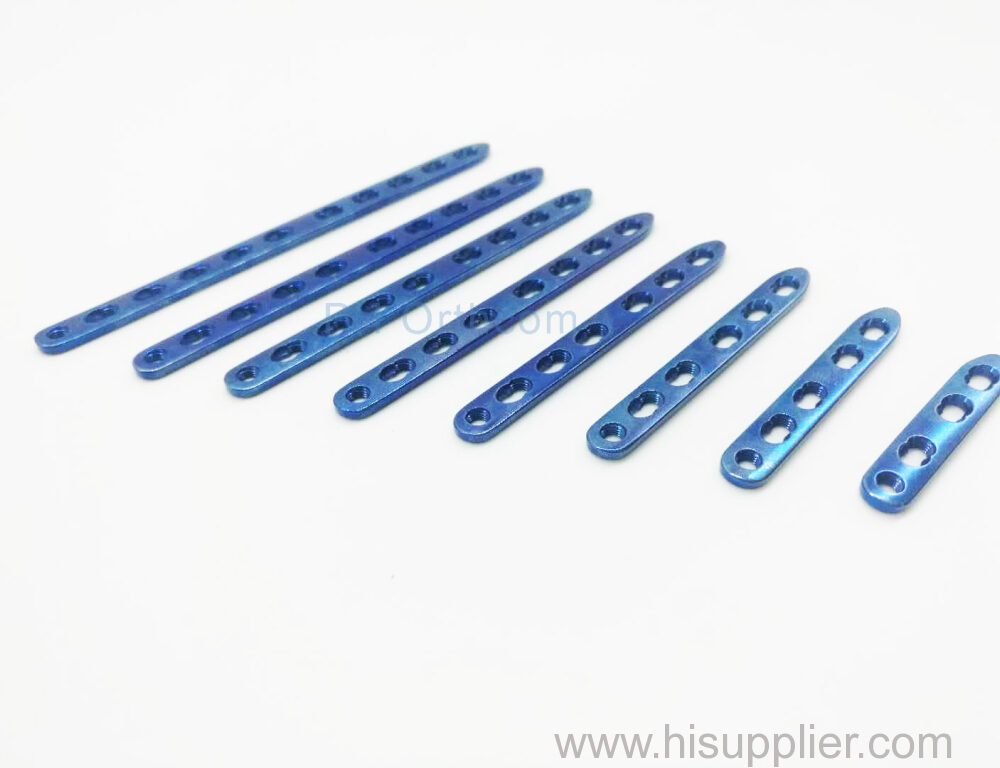 Titanium Locking Plates For Veterinary Use Small Animal Orthopedic Implants And Instruments