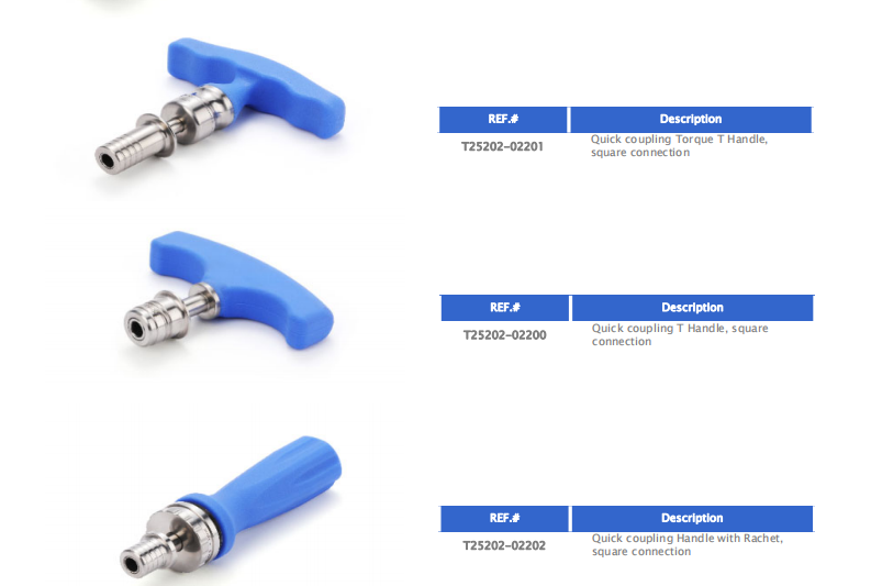 PH Orthcom MIS Spine Internal Fixation Instruments Quick Cupling T Handle China Supplier