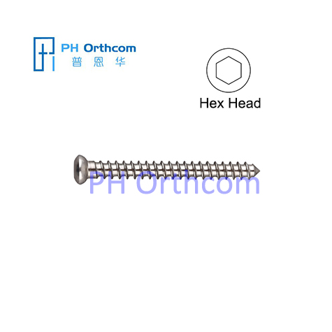 Stainless Steel Self-tapping Cortical Screw For Veterinary Orthopedic Surgery 316L Small Animal Orthopedic Implants