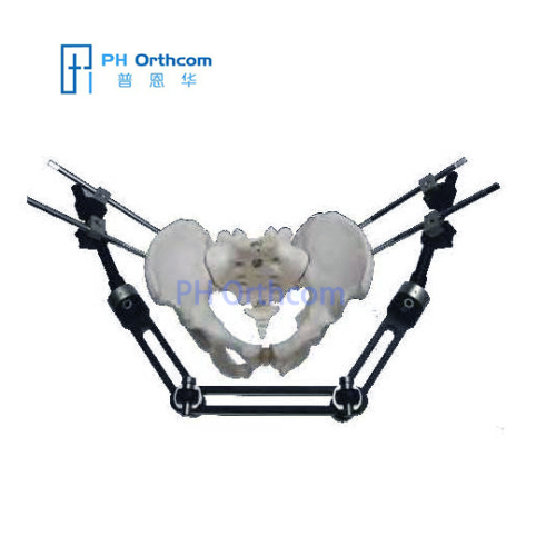Long Pelvic External Fixator With Ball-jointed Modules For Independent Screw Placement Orthofix Type Trauma Orthopaedic-0 Long Pelvic External Fixator With Ball-jointed Modules For Independent Screw Placement Orthofix Type Trauma Orthopaedic