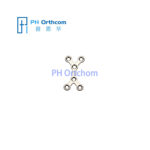 Titanium Mini X-shaped Plate For Maxillofacial Surgery Thickness 1.0mm 6 Holes Without Bridge