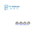 Titanium Medium Plate For Maxillofacial Surgery Plate Thickness 0.8mm 4 Holes Without Bridge