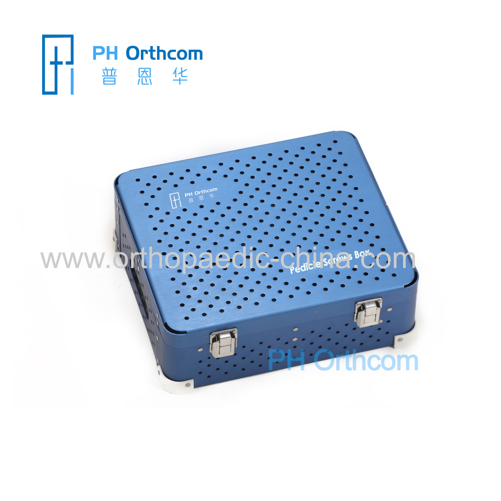 CE&ISO Customizable Orthopedic Surgical Instrument Spinal Pedicle Screw Box-1 CE&ISO Customizable Orthopedic Surgical Instrument Spinal Pedicle Screw Box