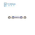 Titanium Medium Plate For Maxillofacial Surgery Plate Thickness 0.8mm 4 Holes With Bridge