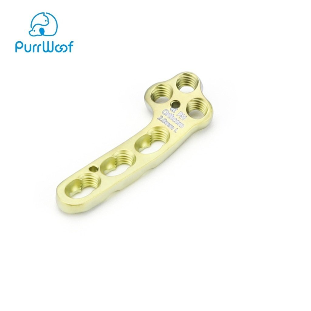2.0mm TPLO Locking Plate Veterinary Orthopedic Surgical Titanium Alloys Implant