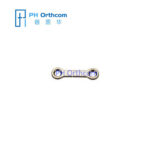 Titanium Mini Plate For Maxillofacial Surgery Plate Thickness 1.0mm 2 Holes With Bridge