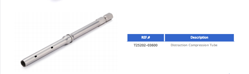 PH Orthcom Hot Sale MIS Spine Internal Fixation Instruments Distraction Compress Tube China Supplier