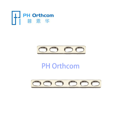 Titanium Medium Plate For Maxillofacial Surgery Thickness 0.8mm Mini Compression Plate For Maxillofacial