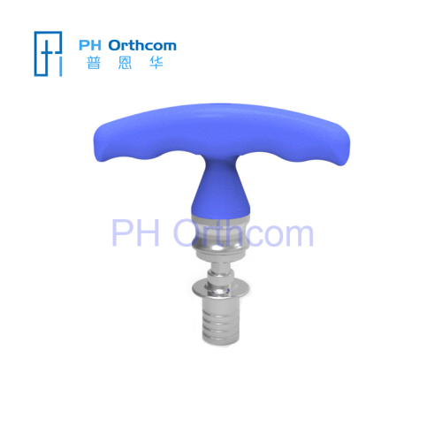 T Handle Torque Limiter Blue Silicon Gel Spinal System Instruments Set Pedicle Screws Instruments Torque Instruments-0 T Handle Torque Limiter Blue Silicon Gel Spinal System Instruments Set Pedicle Screws Instruments Torque Instruments