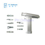 Multifunction Bone Drill One Handpiece With Seven Attachments Cannulated Acetabulum Reamer Saggital Saw Connectors Etc