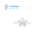 Burr Hole Plate Thickness 0.6mm Titanium Plate For Neurosurgery