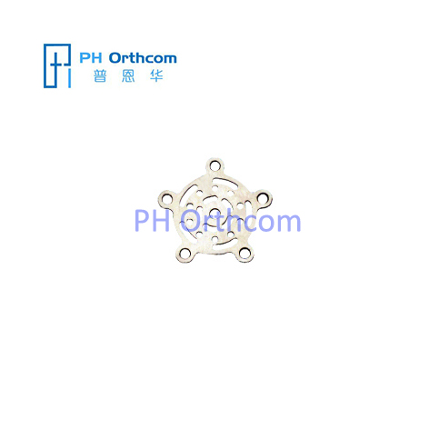 Burr Hole Plate Thickness 0.6mm Titanium Plate For Neurosurgery