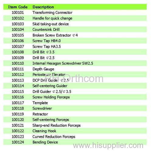 Upper Limbs Instrument Kit Trauma Orthopedic Stainless Steel Standard Set-1 Upper Limbs Instrument Kit Trauma Orthopedic Stainless Steel Standard Set