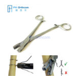 Wire Twister With Cutter Cuts Wire Up To 18g Twisted Double Veterinary Orthopedic Instrument