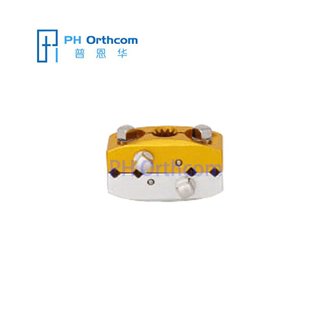 Orthopaedic Fixator 4-hole Pin Clamp 5x3/4mm Garra De Stryker Hoffmann II Compact Small Fragment Orthopedic Instruments-0 Orthopaedic Fixator 4-hole Pin Clamp 5x3/4mm Garra De Stryker Hoffmann II Compact Small Fragment Orthopedic Instruments