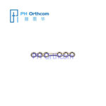 Titanium Micro Plate For Cranio-Maxillo-Facial Surgery System 1.5 Straight Plate 6 Holes With Bridge