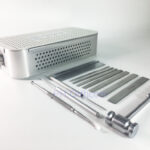 Trochlea Rectangular Sulcoplasty Iustruments Set In Graphic Container For Small Animals Veterinary Orthopedic Surgery
