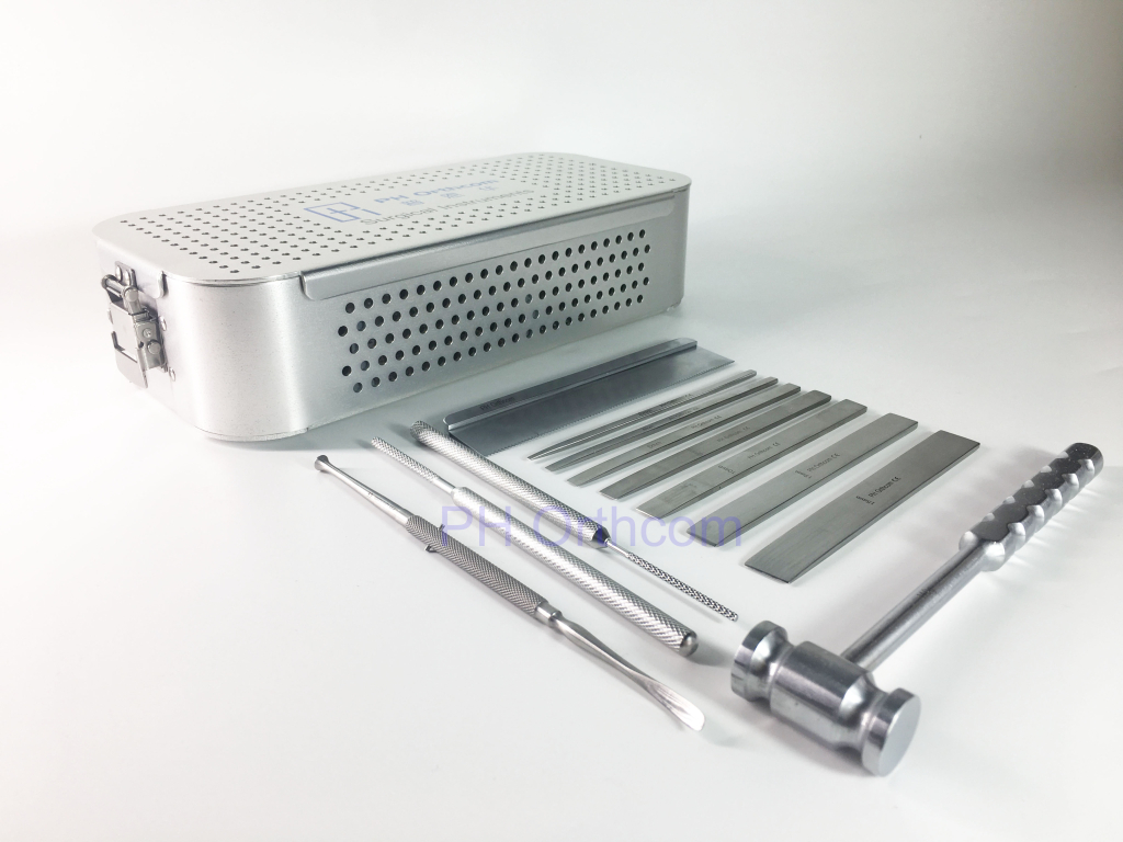Trochlea Rectangular Sulcoplasty Iustruments Set In Graphic Container For Small Animals Veterinary Orthopedic Surgery-0 Trochlea Rectangular Sulcoplasty Iustruments Set In Graphic Container For Small Animals Veterinary Orthopedic Surgery