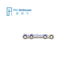 Titanium Mini Plate For Maxillofacial Surgery Plate Thickness 1.0mm 4 Holes With Bridge