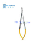 Micro Needle Holder With TC14mm And 18mm Straight And Curved Head Neurosurgery Instrument