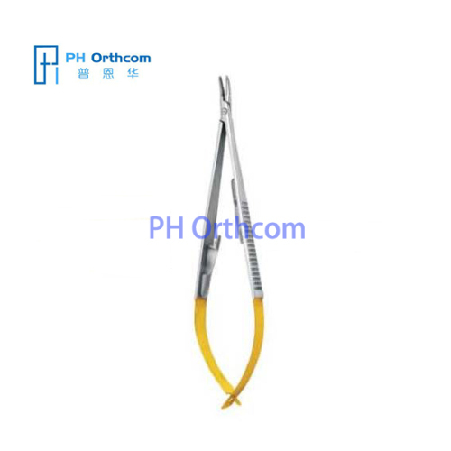 Micro Needle Holder With TC14mm And 18mm Straight And Curved Head Neurosurgery Instrument-0 Micro Needle Holder With TC14mm And 18mm Straight And Curved Head Neurosurgery Instrument